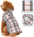 Dog Raincoat Hooded,Waterproof Rain Coat for Dogs with Adjustable Belly Strap,Reflective Strips, Lightweight Slicker Poncho Rain Jacket for Small Medium Large Dogs