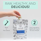 The New Zealand Natural Pet Food Co WOOF Freeze Dried Dog Treats - Beef Green Tripe, High Protein, Treats Small & for Large Dogs, Natural, Topper or Dog Treat, 1.4 oz