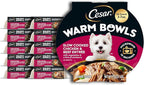 Cesar Warm Bowls Wet Dog Food Chicken & Beef Entree with Vegetables Entrée, 2.7 oz. Trays (10 Count, Pack of 1)