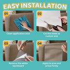 Mimi&Bubu [0.2 mm Extra-Thick BPA-Free] Anti Scratch Furniture Protector(160" x 13"), Single-Sided Sticky Couch Protector for Cats and Dogs, Couch Corner Guard from Claws, Cat Scratch Deterrent Tape
