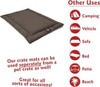 Majestic Pet Dog Crate Mat - Machine Washable Soft Plush Pet Bed Pad for Crates & Kennels, USA Crafted, 24"x18" Villa Storm