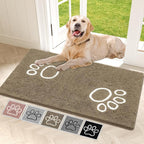 Super Absorbent Dog Door Mat, 48"*30“ Anti Slip Mat for Muddy Paws, Pet Rugs for Dirty Paws Washable That Absorbs Moisture and Dirt, for Dog Cage and Pet Resting Carpet