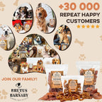 BRUTUS & BARNABY Pig Ear Halves for Dogs, 40 Ct. – All-Natural Single Ingredient Dog Chews, Slow Cooked & Fully Digestible Rawhide Alternative
