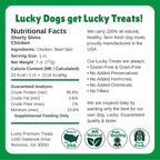 Lucky Premium Treats Lucky Shorty Slims – Chicken Jerky Dog Treats and Crunchy Dog Chew Sticks with Real Chicken for Small to Large Dogs (7 Count)