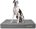 The Dog’s Bed Orthopedic Memory Foam Dog Bed, 2XL Grey Linen, Pain Relief for Arthritis, Hip & Elbow Dysplasia, Post Surgery, Lameness, Supportive, Calming, Waterproof Washable Cover