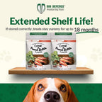 Dig Defence Premium Dog Treats - Carrot and Peanut Butter, Natural Ingredients, Baked Gourmet Snacks for Small & Big Dogs, Healthy Training Treat, 2 Pack