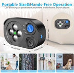 BONSO Ultrasonic Anti Barking Device for Dogs, Bark Control Device Box with 3 Modes, Variable Ultrasound Frequencies, Automatic Dog Whistle, Effective Range up to 75ft, Neighbor Dog Silencer (Black)