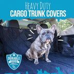 Bulldogology Cargo Liner for SUV - Heavy Duty Pet Trunk Liner Cargo Cover - Waterproof Cargo Cover for Dogs Hair, Muddy Paws - Protector Cargo Mats for Back of SUV (X-Large, Black)