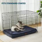 Memory Foam Large Dog Bed - 4” Thick Orthopedic Beds for Large Dogs - Waterproof Dog Bed with Removable Washable Cover & Wrap-Around Zipper - Ultimate Comfort and Easy Maintenance