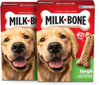 Milk-Bone Original Dog Treats for Large Dogs, 24 Ounce, Crunchy Biscuit Helps Clean Teeth (Pack of 2)