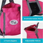 Cinf Cat Nail Clipping Cleaning Grooming Restraint Bag No Scratching Biting for Bathing Nail Trimming Injecting Examining(Rose Red,M)