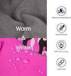 IECOii Extra Warm Dog Coat - Reflective Adjustable Jacket With Buckle Fleece Turtleneck for Cold Weather - Soft Winter Coat for Small Medium Extra Large Dogs