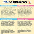 INABA Chicken Dinner for Dogs, Soft Pate Wet Dog Food, Complete & Balanced, 2.4 oz. Pouch, 15 Pouches, Cheese & Salmon Variety