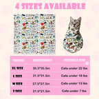 Cat Wrap for Cutting Nails Large Size 35.5in Self-Adhesive Cat Grooming Wrap Cat Nail Clipper Hammock Soft Cat Restraint Bag for Nail Clipping Cat Grooming Supplies(Under 22lbs)