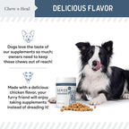 Senior Dog Vision and Cognition Chews - 60 Soft Chews for Dog Eye Care and Memory - 7-in-1 Multivitamin with Omega Fatty Acids, Vitamins, and Botanicals - Made in The USA