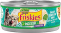 Purina Friskies Indoor Cat Food Meaty Bits Saucy Seafood Bake With Garden Greens in Sauce - (Pack of 24) 5.5 oz. Cans