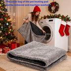 Cover for Heated Dog Bed Replaceable,Machine Washable Cover for Dog Heating Pad,A Replaceable Bag for Pet Heating Pad,Replacement Set for Heated Cat Bed,55 x 88 CM,22 x 35 Inches