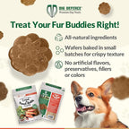 Dig Defence Premium Dog Treats - Carrot & Peanut Butter Gourmet Healthy Dog Treats, All-Natural Ingredients Training Treats for Dogs, 6-Pack