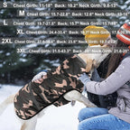 Dogcheer Warm Dog Coat, Waterproof Dog Jacket Christmas Puppy Winter Coat with Buckle, Reflective Adjustable Pet Snow Jacket Fleece Sweater for Small Medium Large Dogs - Dusty Pink Camo, 3XL