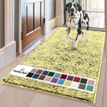 Muddy Mat® Shown on TV – Super Absorbent Door Mat Indoor, Microfiber Quick Dry Chenille Entryway Rug, Non-Slip Front Door Mat, Indoor Mats for Entryway, Machine Washable Pet Rug, Yellow 36"x60"