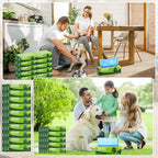 Sherr 20 Boxed Rolls 4000 Counts Dog Poop Bags Bulk Leak Proof Dog Waste Bags Universal Pet Doggy Waste Poop Box for Puppy Pets Outdoor Walking and Travel, 20 Rolls of 200(Blue)
