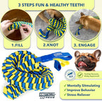 Race&Herd KnottyBall Xtreme Snuffle Ball - Interactive Dog Puzzle Toy for Small Dogs, Stimulating Dog Toys for Boredom, Treat Puzzle Toys for Dogs Enrichment, Snuffle Treat Dispensing Smart Dog Toys