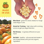 A Better Treat – Organic, Single Ingredient, Freeze Dried Pumpkin, Grass Fed & Finished Beef Liver, Chicken, Sweet Potato Dog Treats & Cat Treats | Natural, Healthy, Diabetic Friendly | Made in USA