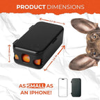 Dog Poop Bag Dispenser - Outdoor or Indoor Pet Waste Bag Dispenser Station - Stick-On or Screw-On Wall Mount - Poop Bags Storage Outdoor Container - Includes 4 Doggie Bag Rolls (Black)