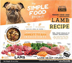 Simple Food Project - Lamb Recipe - Freeze Dried Raw Food for Dogs - 96oz