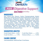 Dentalife Plus Digestive Support Dog Treats for Small and Medium Dogs 20-40 lbs., Cleans Teeth, Freshens Breath, & Supports Healthy Gut, Chicken & Pumpkin Flavor, 6 oz., 8 Chews - 6 oz. Pouch