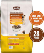 Nutrish Limited Ingredient Lamb Meal & Brown Rice Recipe Dry Dog Food, 28 lb. Bag, Packaging May Vary (Rachael Ray)