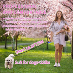 Retractable Dog Leash,[Strong Nylon Tape][One-Handed One Button Lock] for Small Medium Dogs and Cats,16ft Pet Walking Leash with 360°Tangle-Free Design,Anti-Slip Handle,Gift Package (Navy Blue)