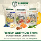 Dig Defence Premium Dog Treats Variety Pack - Gourmet Healthy Dog Treats, All-Natural Training Treats for Large, Medium & Small Dogs, 6-Pack
