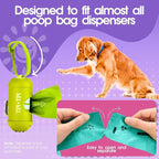 Pet N Pet 270 Counts Lavender Scented, Colorful Poop Bags for Dogs, 38% Plant Based & 62% PE Dog Poop Bags Rolls, Extra Thick Dog Waste Bag, Doggy Bag