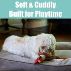 SPOT Skinneeez Chicken 17" Stuffing-Free Plush Dog Toy with Honking Squeaker – Soft, Floppy & Mess-Free Interactive Toy for Medium & Large Dogs – Ideal for Light & Moderate Chewers