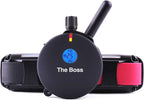 E-Collar ET-802-1 Mile Rechargeable Remote Waterproof Trainer for Two Dogs - Static, Vibration and Sound Stimulation Collar with PetsTEK Dog Training Clicker