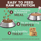 Primal Freeze Dried Dog Food Nuggets, Chicken, Complete & Balanced Meal, Also Use as Topper or Treat, Premium, Healthy, Grain Free, High Protein Raw Dog Food, 14 oz (Pack of 4)
