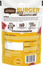 Nutrish Rachael Ray Burger Bites Dog Treats, Beef Recipe with Bison, 5 oz. Pouch, 5 Count