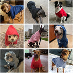 KOOLTAIL Basic Dog Hoodie - Soft & Warm Dog Hoodie Sweater with Leash Hole and Pocket, Dog Winter Coat, Cold Weather Clothes Sweatshirt for Small Medium Large Dogs Puppy Cat Boys Girls Purple S