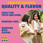 etta says! Flavor Fusion - Natural Dog Chews, Variety Pack - Made in The USA - Delicious, Rawhide-Free Treats for Dogs - Supports Dental Hygiene - Contains 6 Flavors - 12 Pack (Pack of 6)