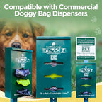 The Original Poop Bags® Dog Poop Bags Rolls – Commercial Bulk Recycled Poop Bags for Dogs, Heavy-Duty Waste Bag Refills, Black, 2,000 Count