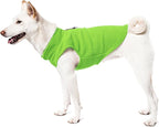 Gooby Fleece Vest Dog Sweater - Honey Mustard, Small - Warm Pullover Fleece Dog Jacket with O-Ring Leash for Small to Medium Dogs