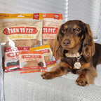 Farm To Pet - Dog Treats Chicken & Turkey Chip Protein Value Pack, 100% All Natural, Single Ingredient Training Treats, Made in USA, for Small, Medium, and Large Dogs