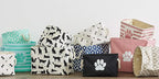 Bone Dry Pet Storage Collection Paw and Bone Print, Medium Rectangle, 16x10x12, Dark Brown