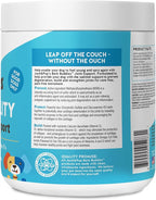 Jack&Pup Dog Joint Supplement Flex-Agility Bark Buddies | Glucosamine Chondroitin for Dogs | Hip and Joint Chews for Dogs (5oz, 60 Ct)