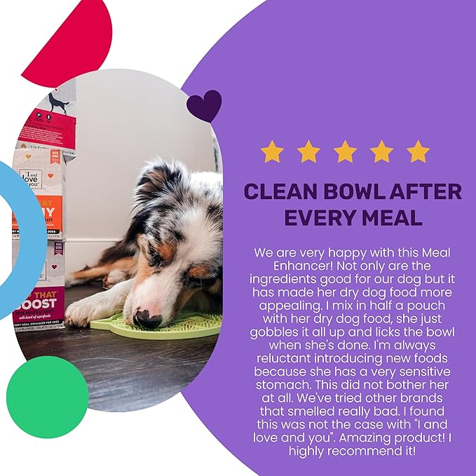 "I and love and you" Top That Shine Wet Dog Food Pouch, Beef Recipe In Gravy, 3 oz (Pack of 12)