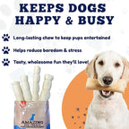 Amazing Dog Treats - Beef Cheek Rolls-(Mega Thick 10" - 6 Pcs) No Hide - Safe Rawhide Alternative Dog Chew - Great for Power Chewers - Long Lasting Dog Chew - No Splinters - Retriever Rolls for Dogs