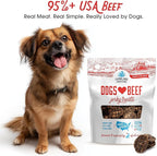 Farmland Traditions Dogs Love Beef Jerky Dog Treats with Only 3 Ingredients and No Fillers, 13.5 Ounce Bag