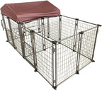 TWO by TWO Haven Expandable Kennel, Black, Medium