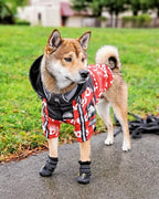 ChoChoCho NASA Dog Raincoats - Reflective Rain Jacket, Water Proof, Stylish Streetwear Outfit for Dogs - Cat Puppy Sizes S,M,L